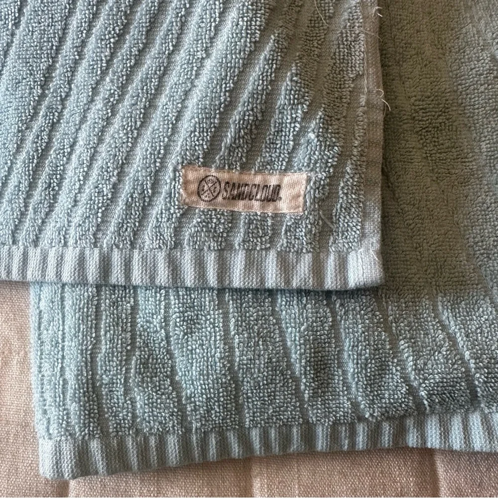Sand Cloud Springs Porcelain Blue Bath Towel Set